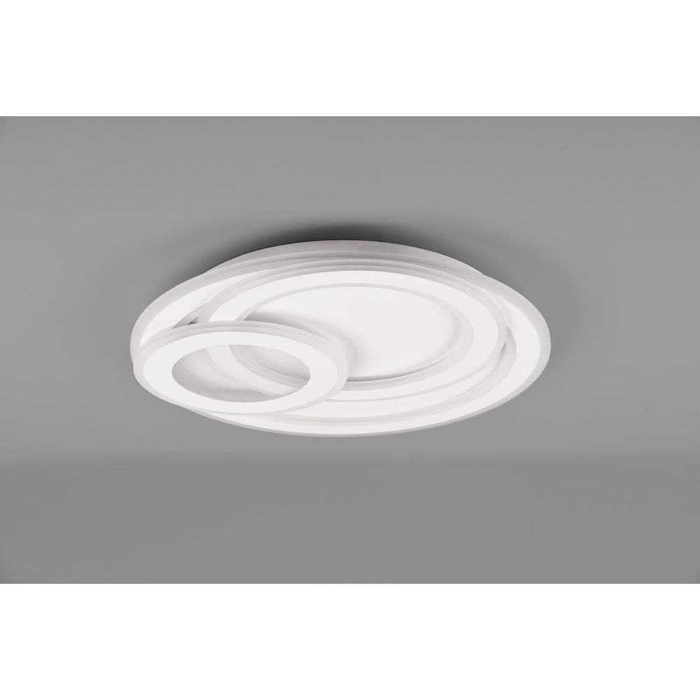 TRIO Mita Matt White Round LED Ceiling Light Image 8