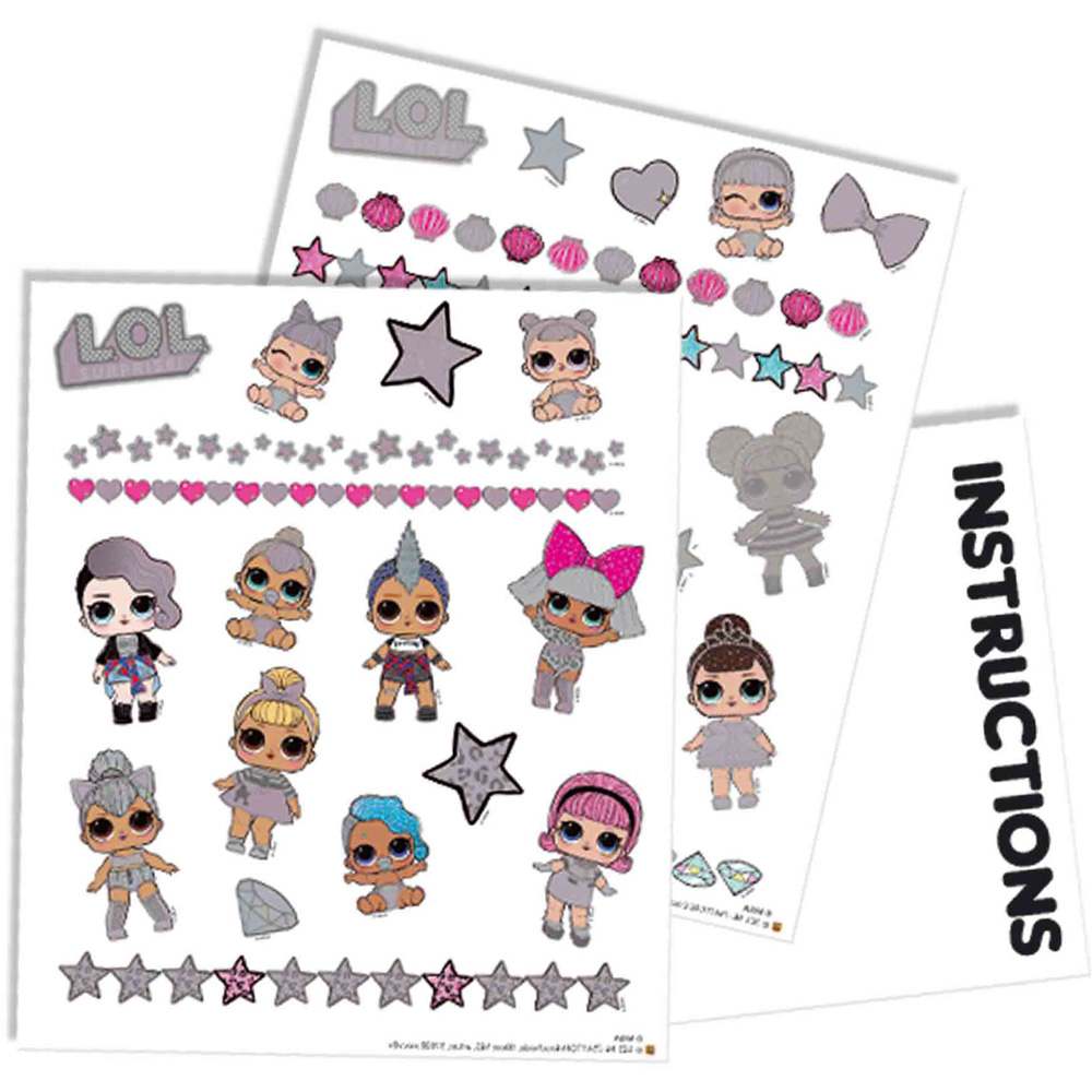 SES Creative L.O.L. Metallic Tattoos Image 2