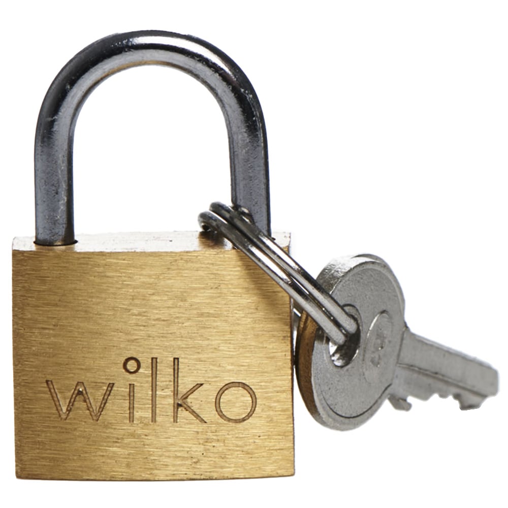 Wilko 20mm Brass Padlock Image