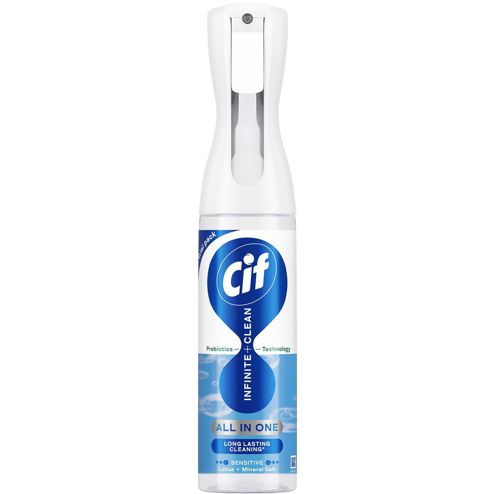 Cif Infinite Clean All in One Lotus and Mineral Salt Cleaner Spray 250ml 12 Pack Image 2