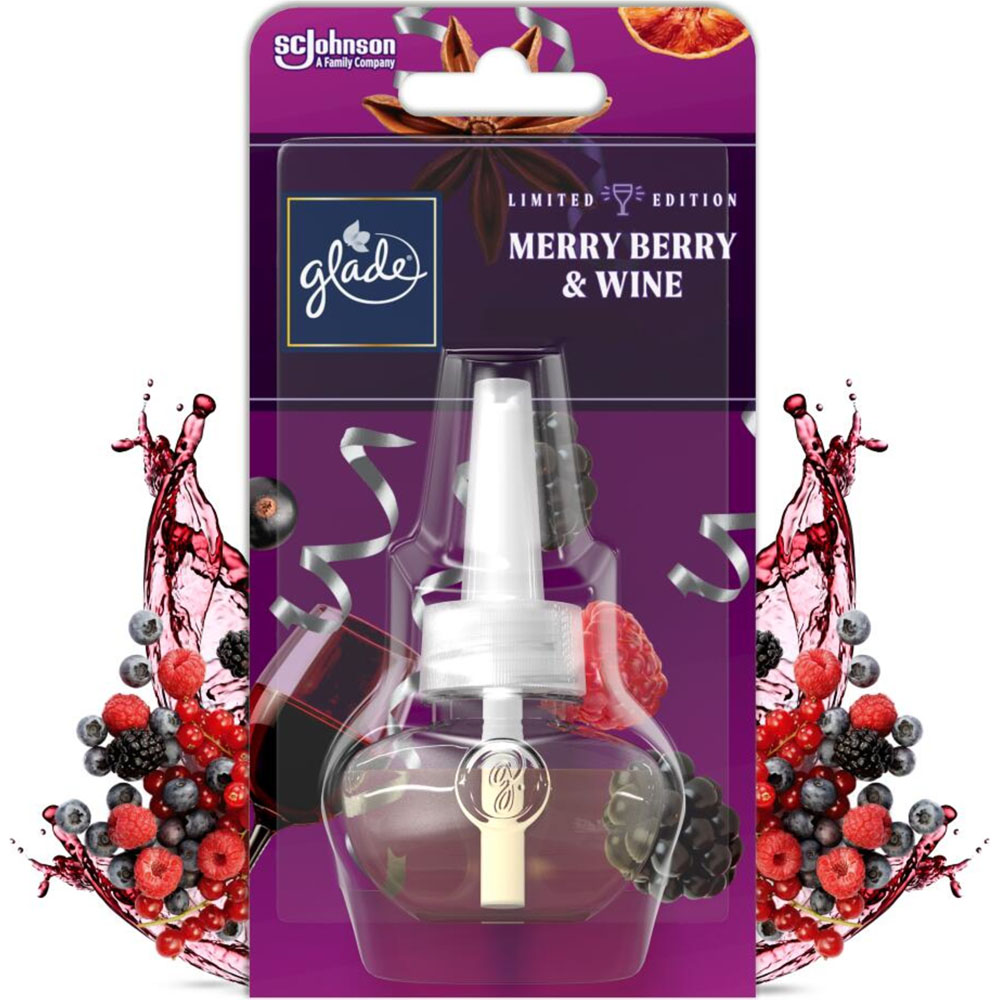 Glade Merry Berry and Wine Electric Air Freshener Refill 20ml Image 2