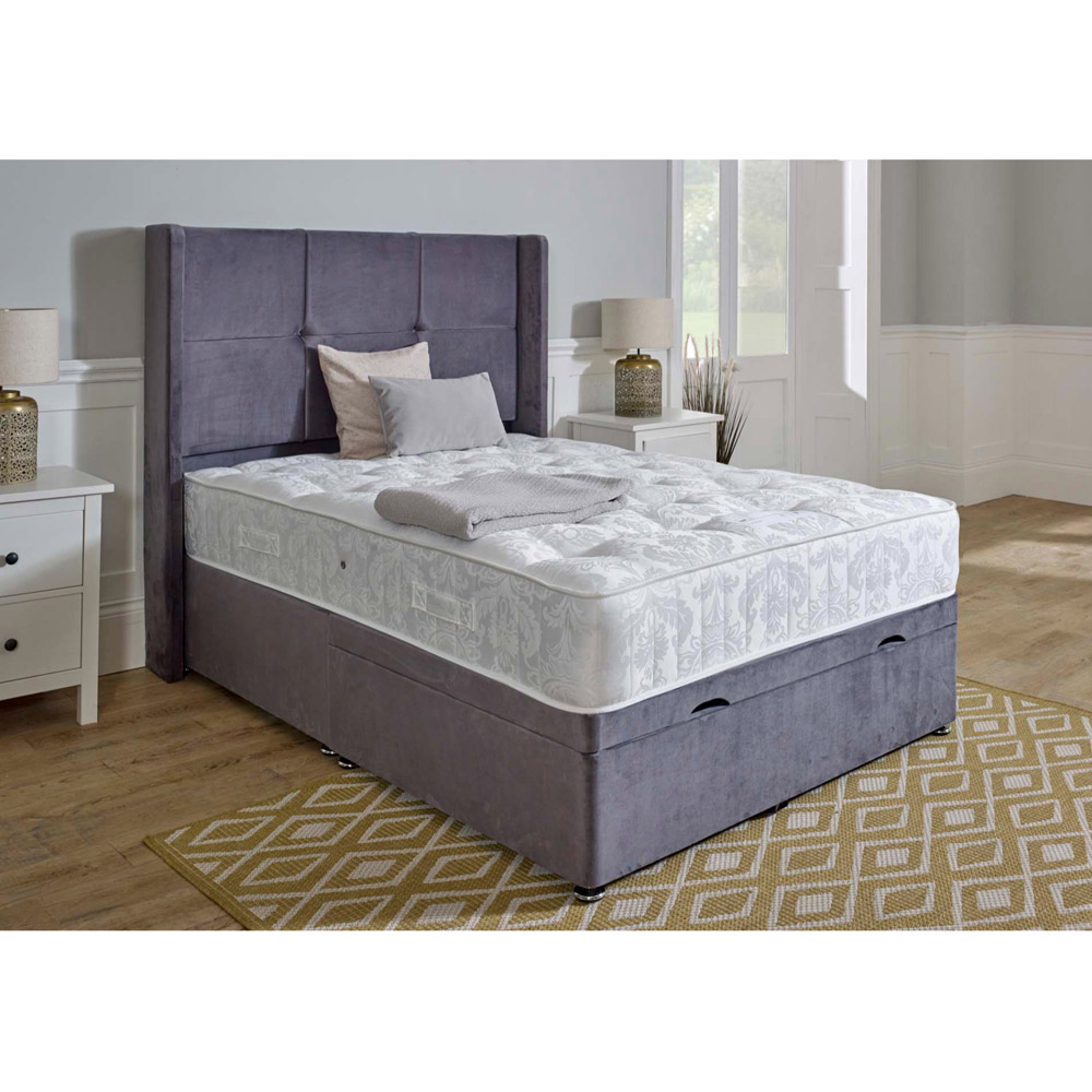 Eleganza Home Willow Super King Size Tufted Medium Firm Pocket Spring Mattress Image 2