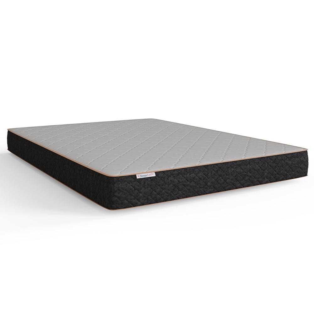 GFW Single Grey Faux Leather End Lift Ottoman Bed with Memory Pocket Spring Mattress Image 2