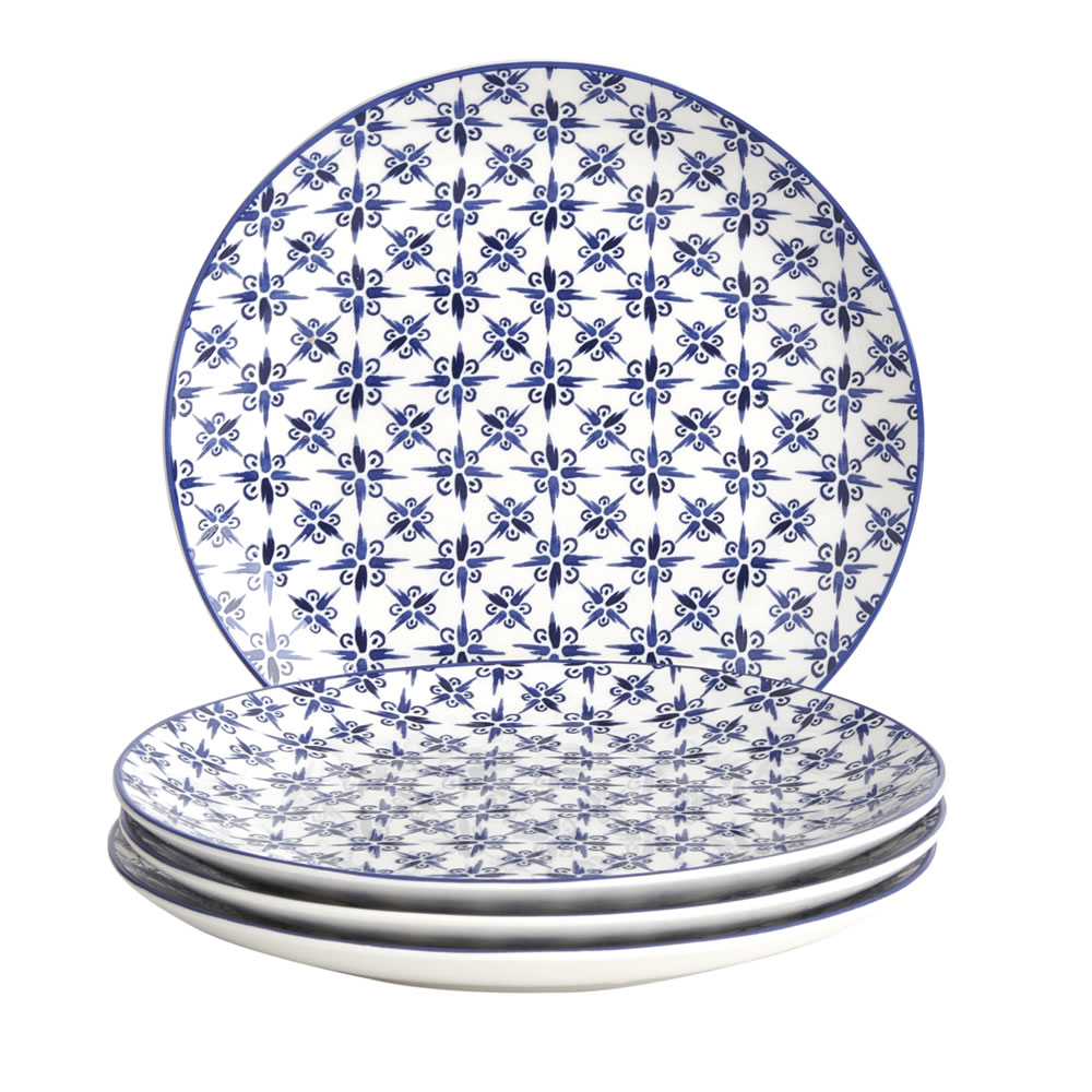 Wilko 12 piece Mediterranean Style Dinner Set Wilko