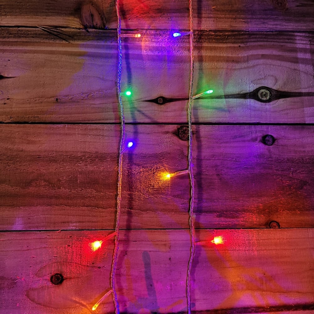 Samuel Alexander Multi Coloured LED Connectable Christmas String Lights 8m Image 1