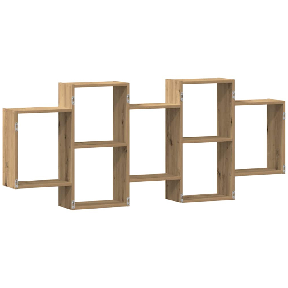 vidaXL 159 x 18 x 65cm Artisan Oak Wall Shelf Image 5
