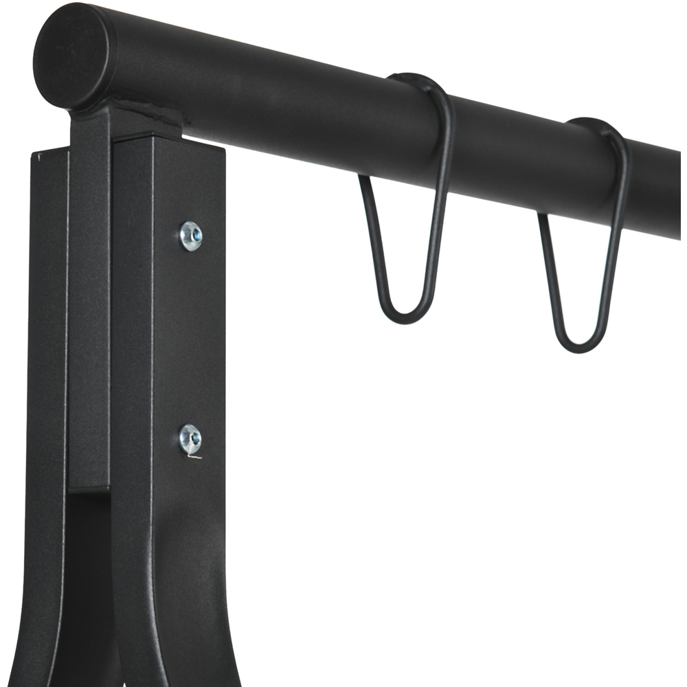 Outsunny Black Metal Swing Stand Image 4