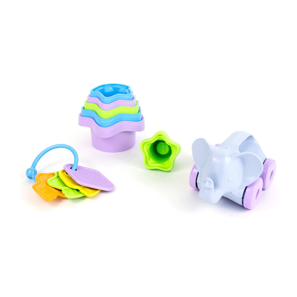 BigJigs Toys Green Toys Baby Toy Starter Set Image 2