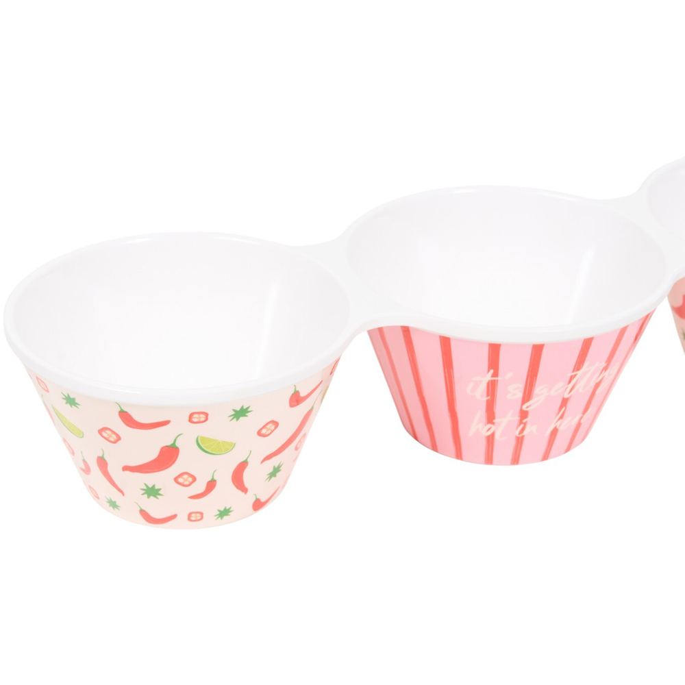 Zest and Zing 3-Bowl Tray Image 4