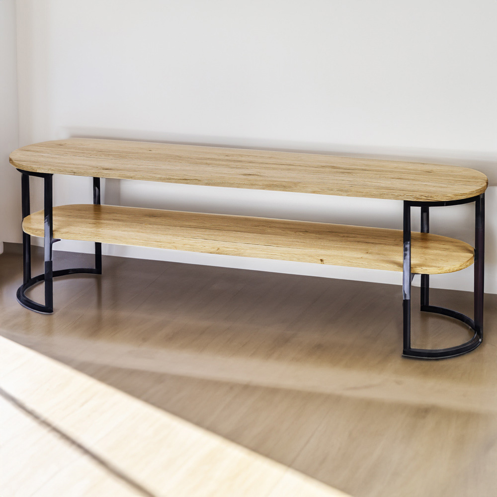 Marseille Light Oak TV Unit Image 1