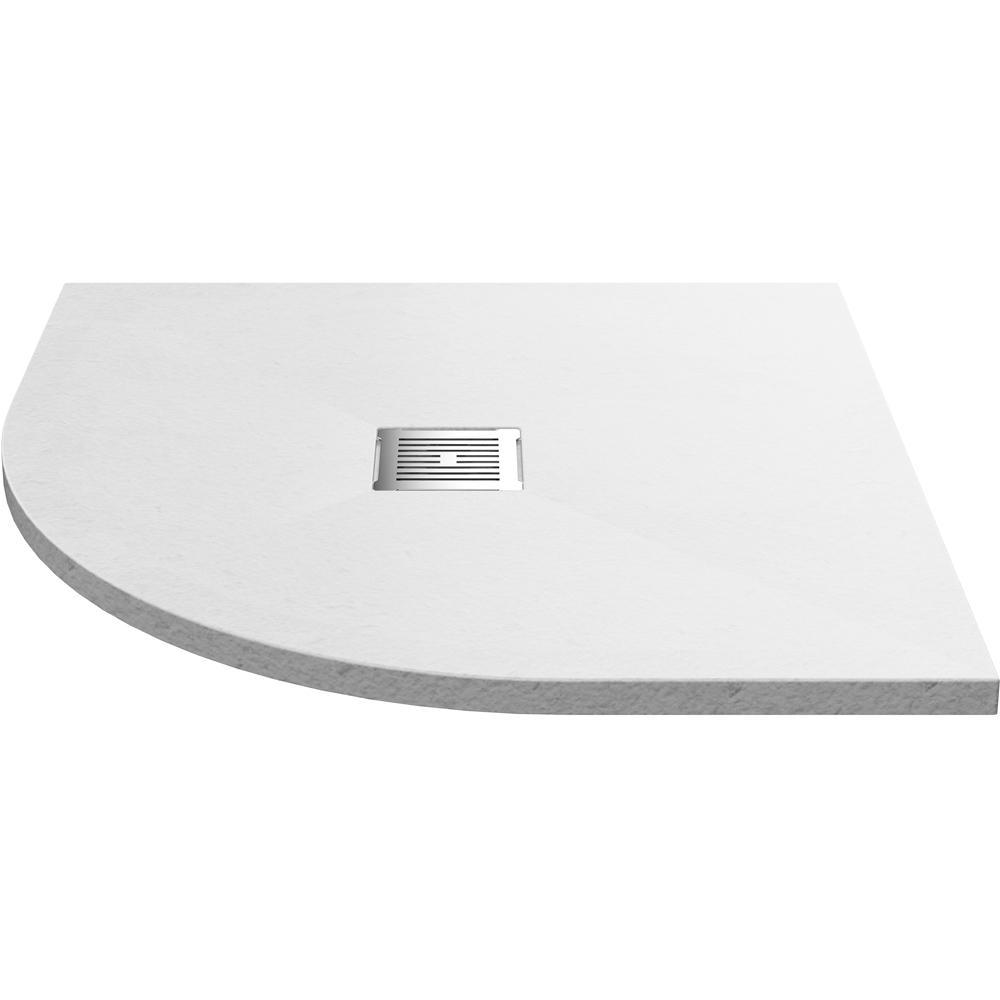nuie Slate White Quadrant Shower Tray 900 x 900mm Image 1