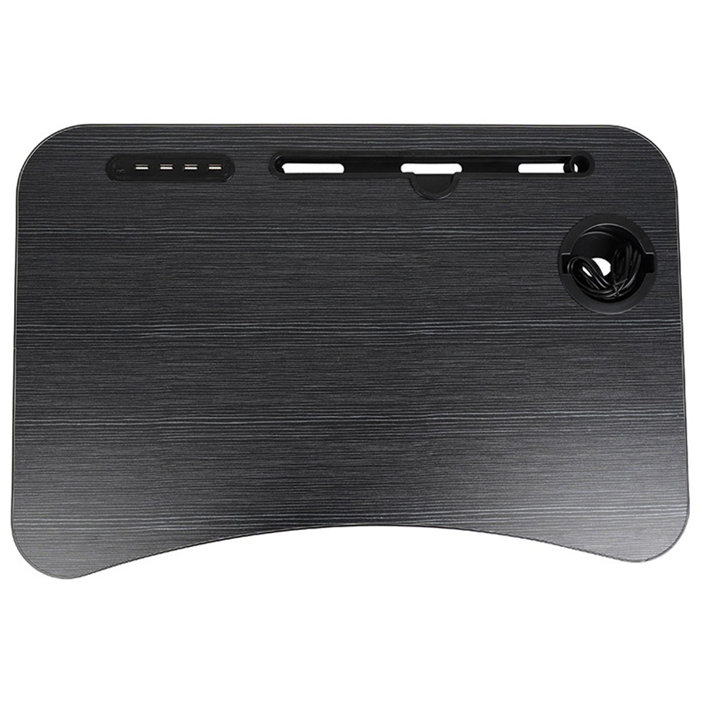 Ingenious Folding Lap Tray with USB Ports Image 2