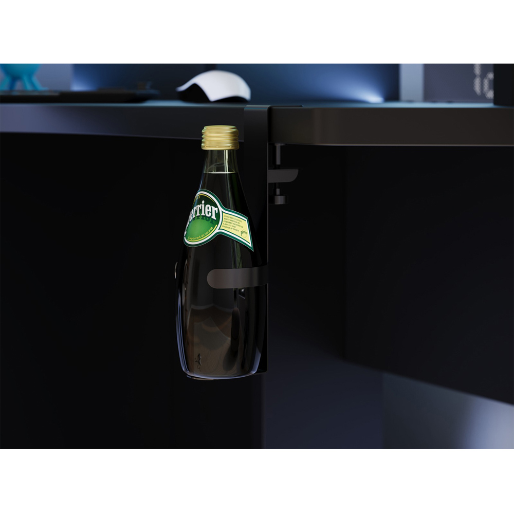 Recoil Topaz Compact Corner Gaming Desk Black Image 4