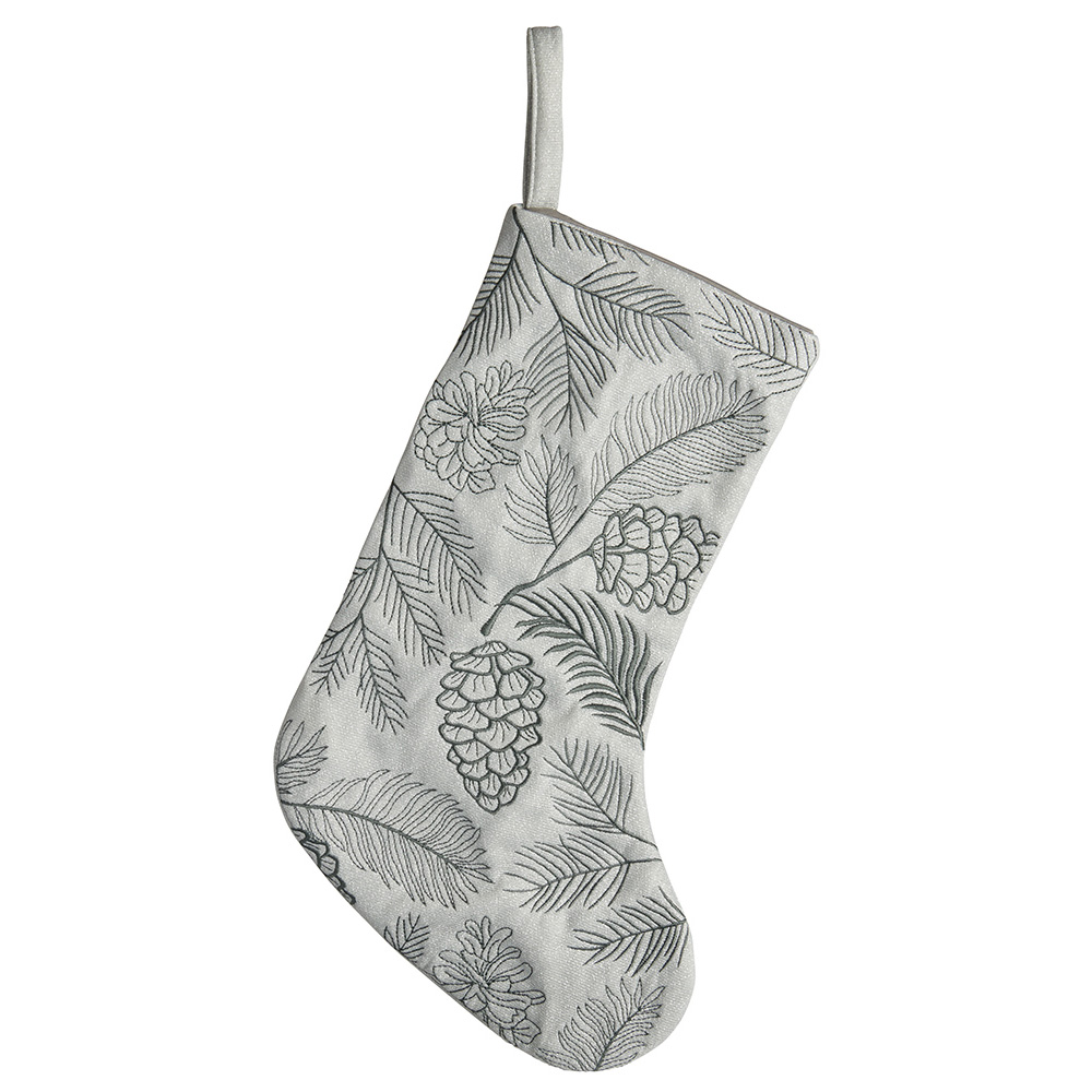 Wilko Frost Leaf Pattern Stocking