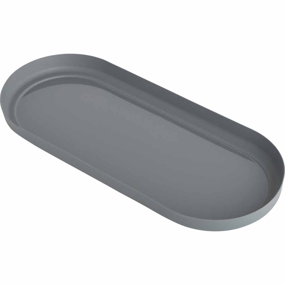 Clever Pots Grey Plastic 60cm Trough Tray Trough Image 1