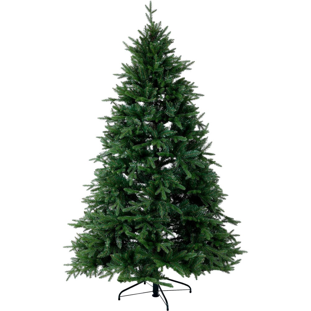 Charles Bentley 2.4m Luxury Hinged Artificial Christmas Tree Image 1