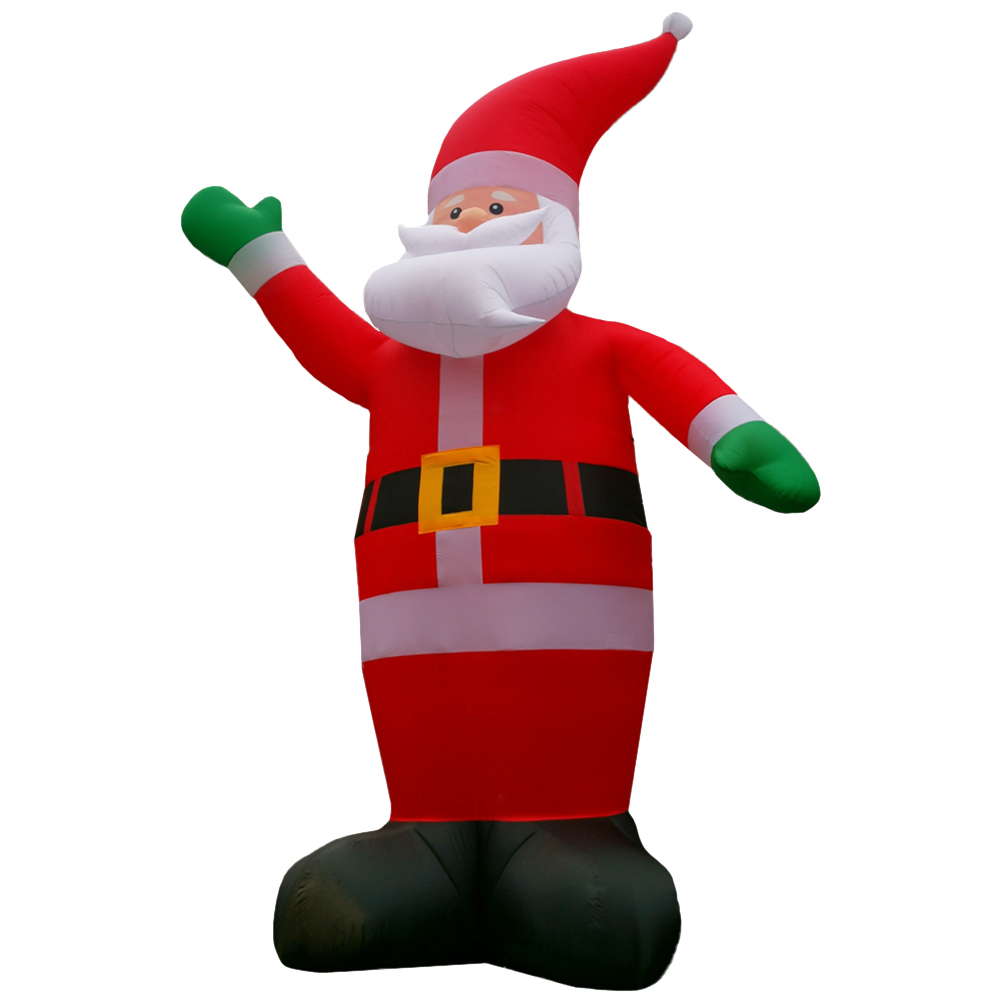 Samuel Alexander Santa with Raised Arm Inflatable Christmas Decoration 20ft Image 2