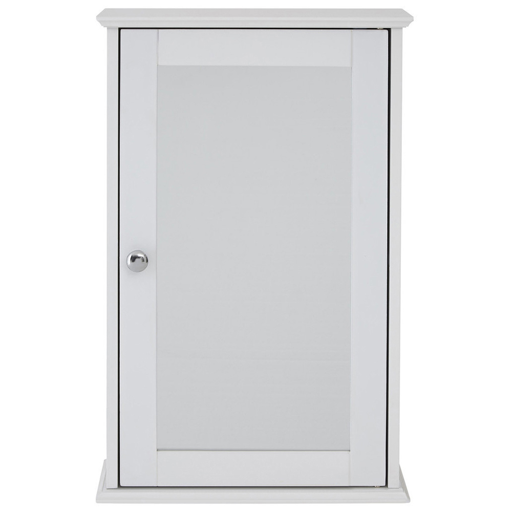 Premier Housewares Portland Single Door Mirror Bathroom Cabinet Image 3