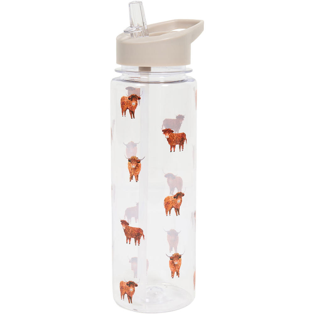 Highland Cow Sports Water Bottle Image 3
