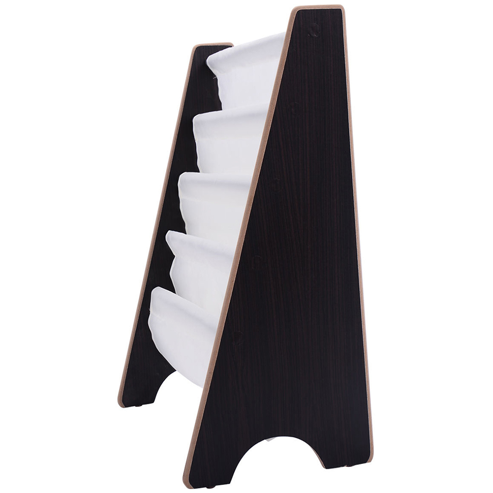 Costway 4 Shelf Kids Coffee Bookcase Image 6