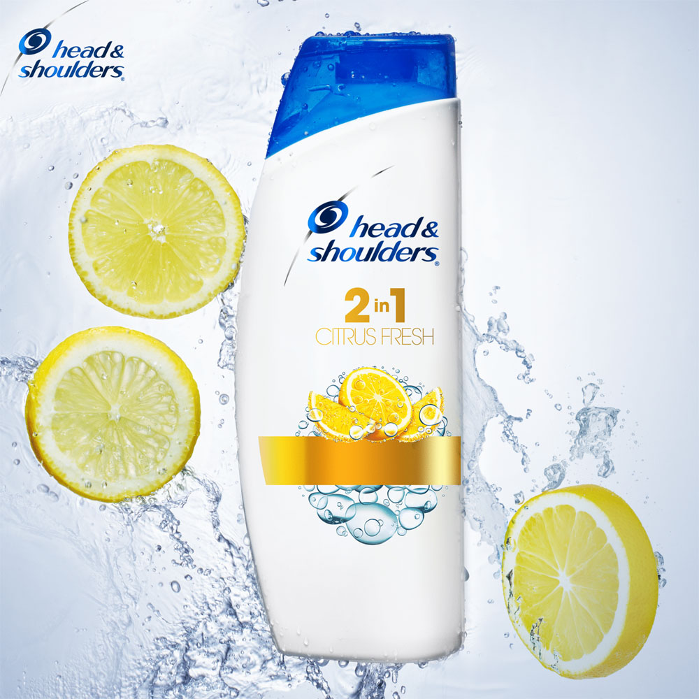 Head and Shoulders Citrus Fresh 2 in 1 Anti Dandruff Shampoo and