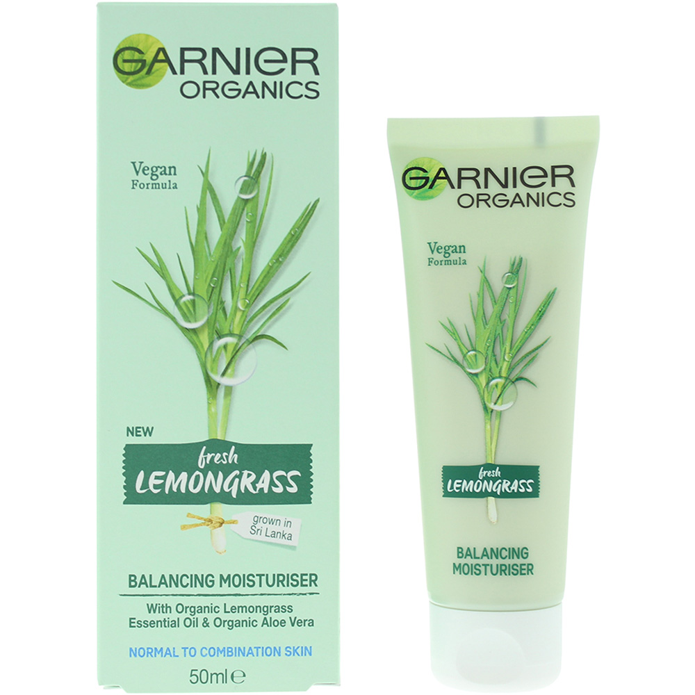 Garnier Organics Lemongrass Balancing Moisturiser 50ml Image 2