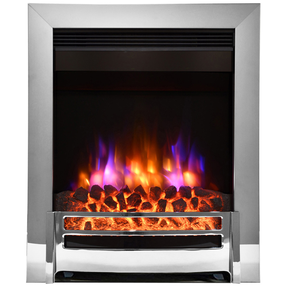 Be Modern Ember 5 Flame Colour Chrome Inset Electric Fireplace 2kW 16 inch Image 3