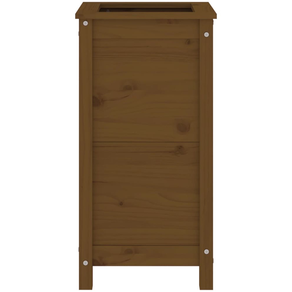 vidaXL Brown Solid Pine Wood Garden Planter 78 x 40 x 40cm Image 4