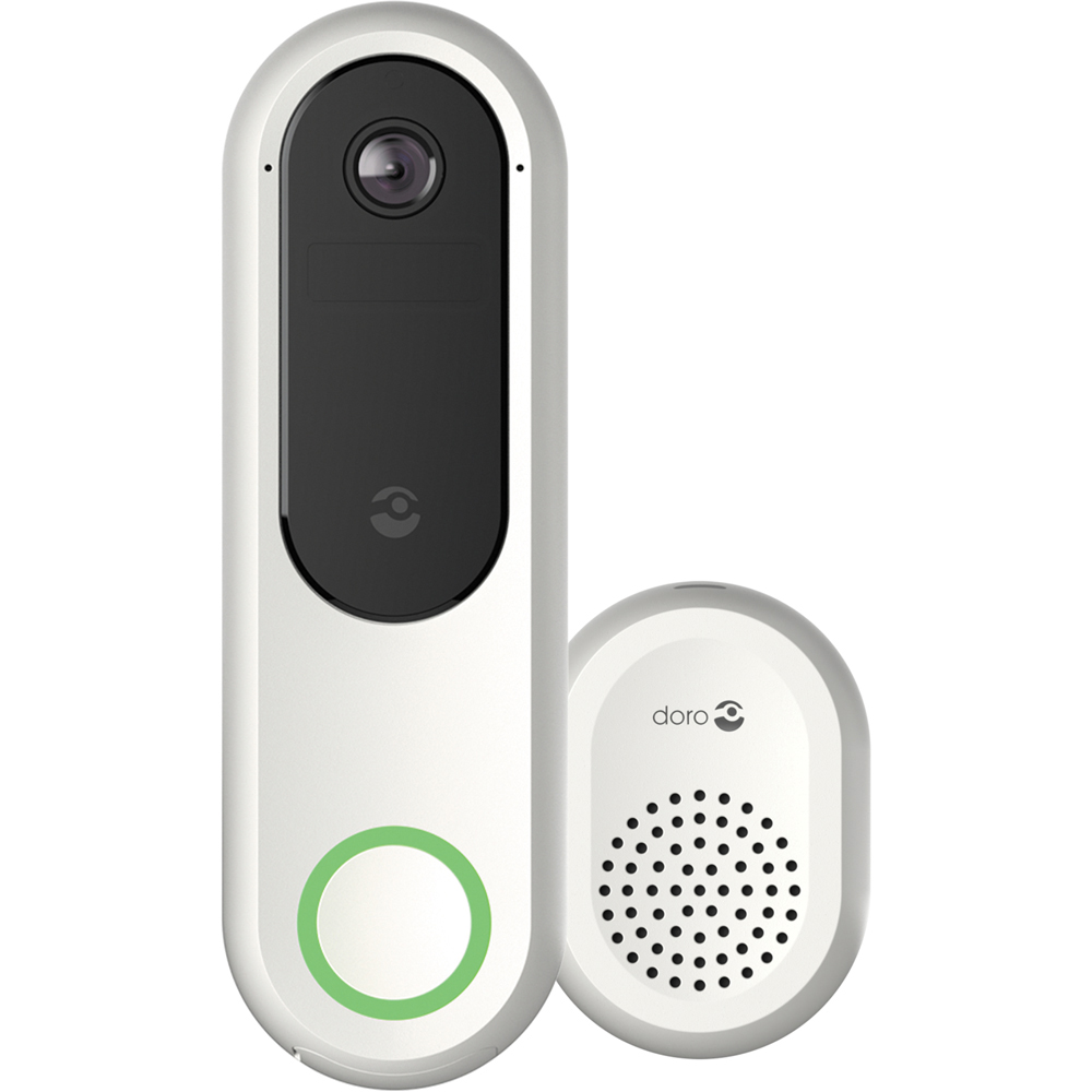 Doro Hemma White Smart Video Doorbell Image 2
