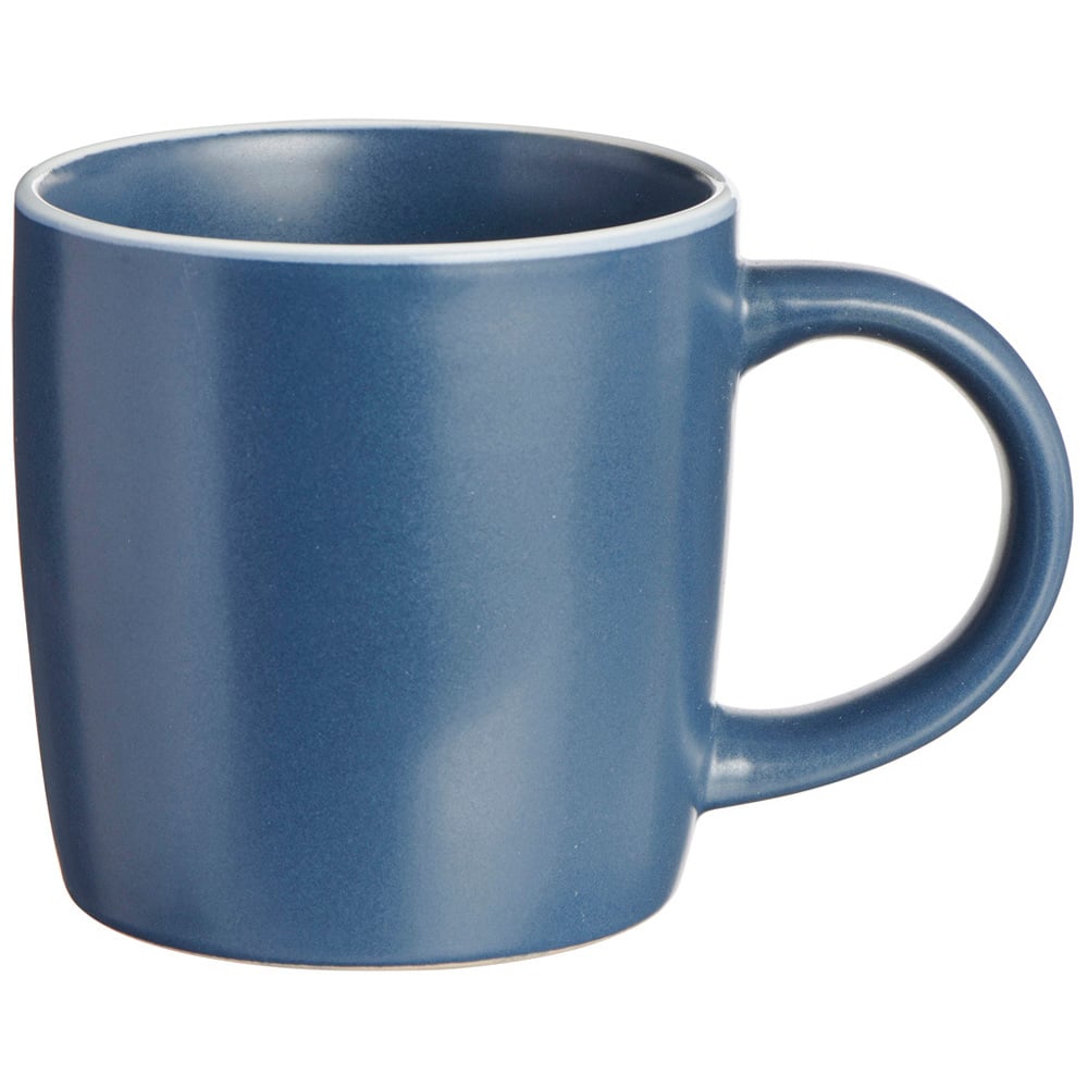 Wilko Navy Block Mug Image 1