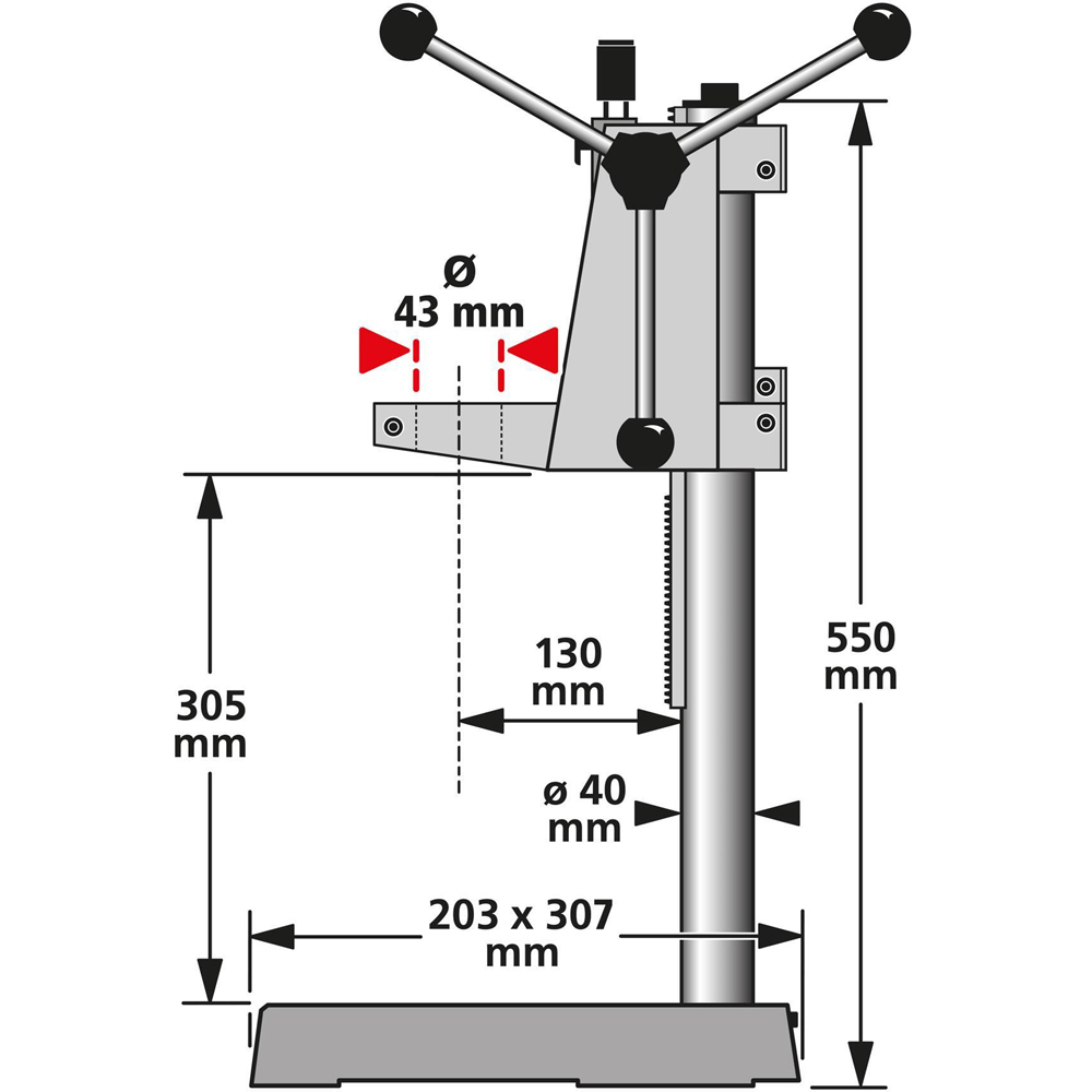 Wolfcraft R211497 Safe Slip Proof Drill Stand Image 9
