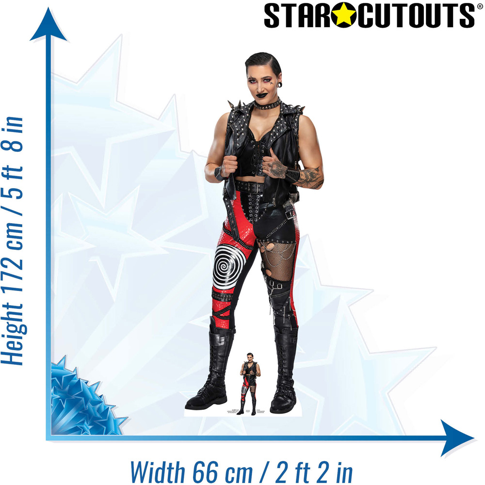 Star Cutouts Rhea Ripley WWE Cutout 5.6ft Image 6