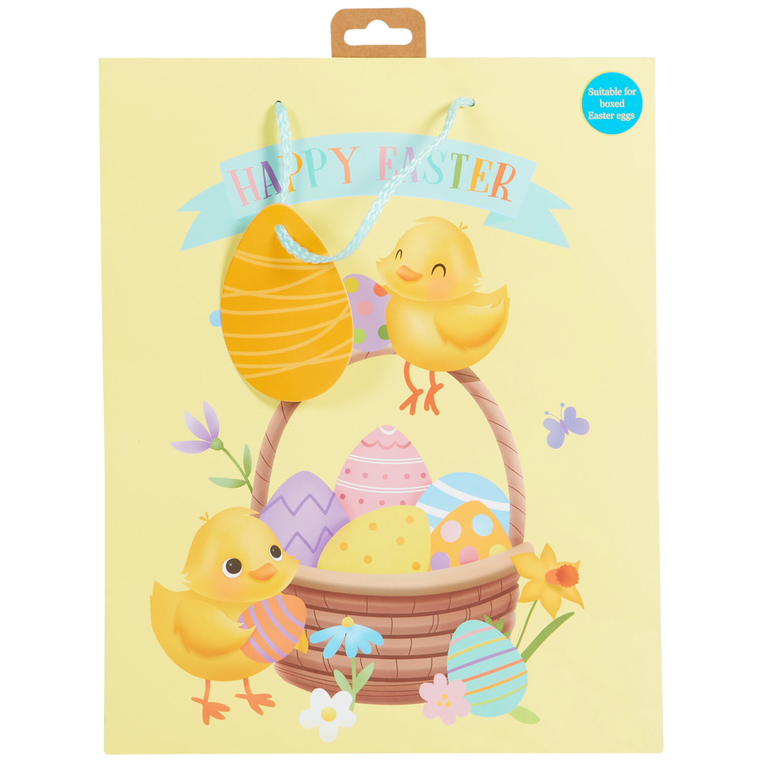 Easter Basket Large Gift Bag - Multicolour Image 1