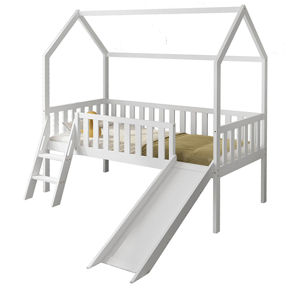 Flair Explorer White Pine Mid Sleeper with Slide and Rails Image 2