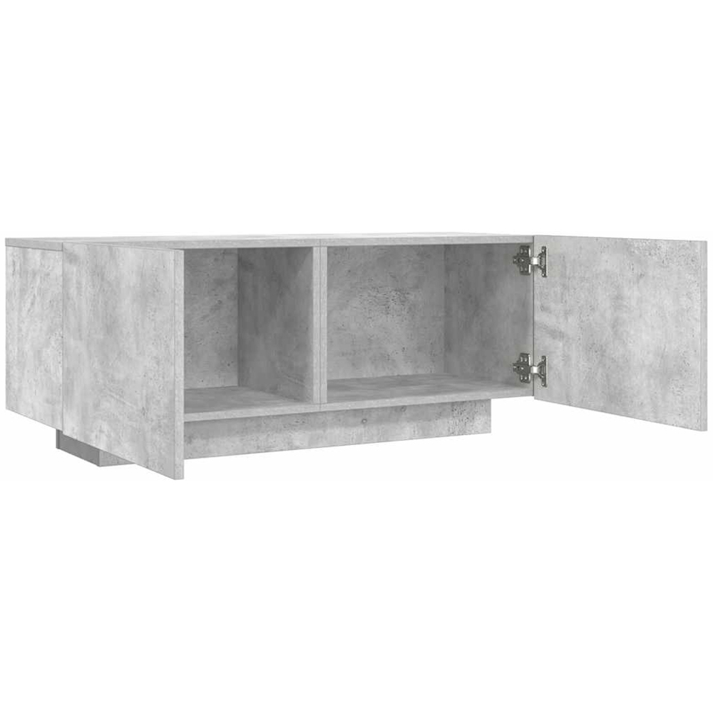 vidaXL 2 Door Concrete Grey TV Cabinet Image 6