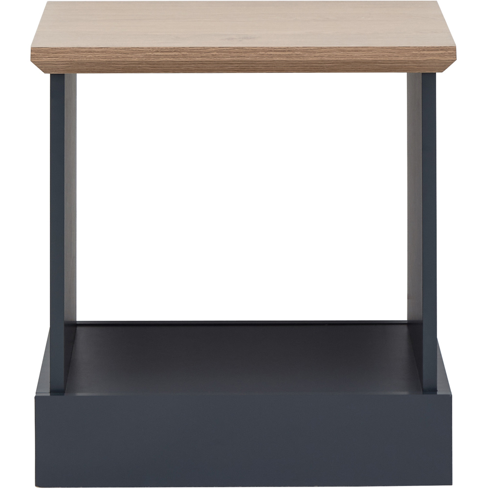 GFW Kendal Slate Blue Lamp Table Image 2