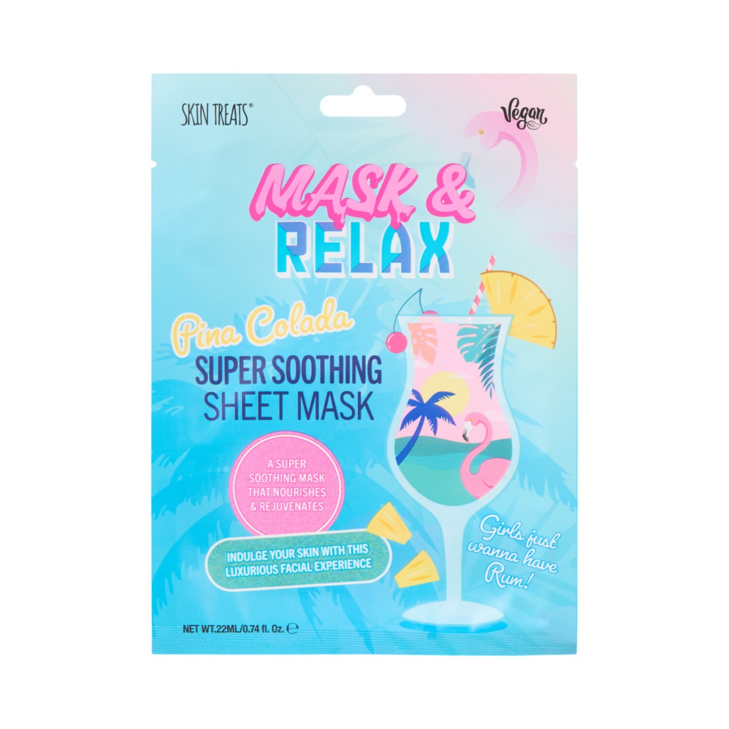 Pina Colada Cocktail Sheet Mask Image 1