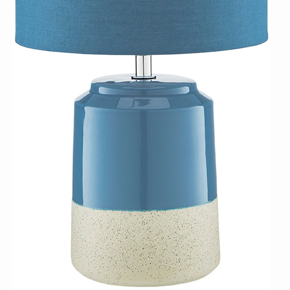 The Lighting and Interiors Denim Blue Pop Table Lamp Image 6