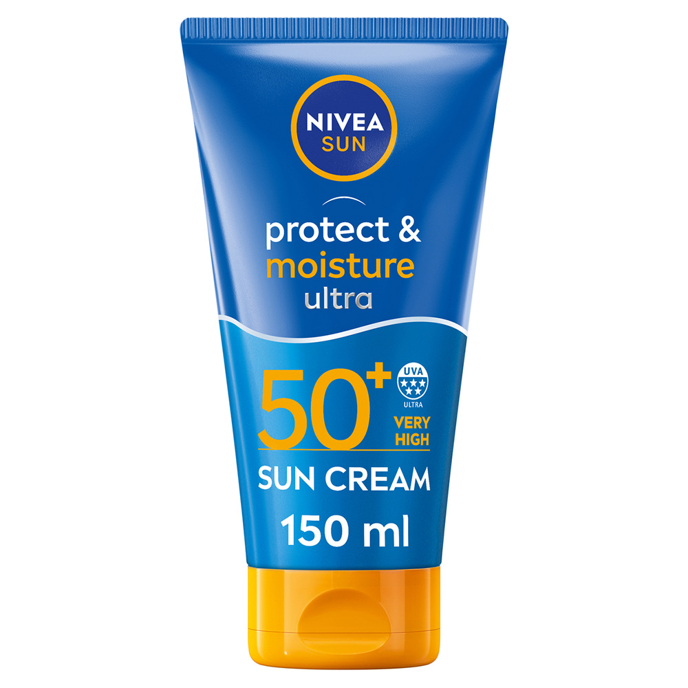 Nivea Sun Protect and Moisture Ultra Sun Cream SPF50+ 150ml Image 1