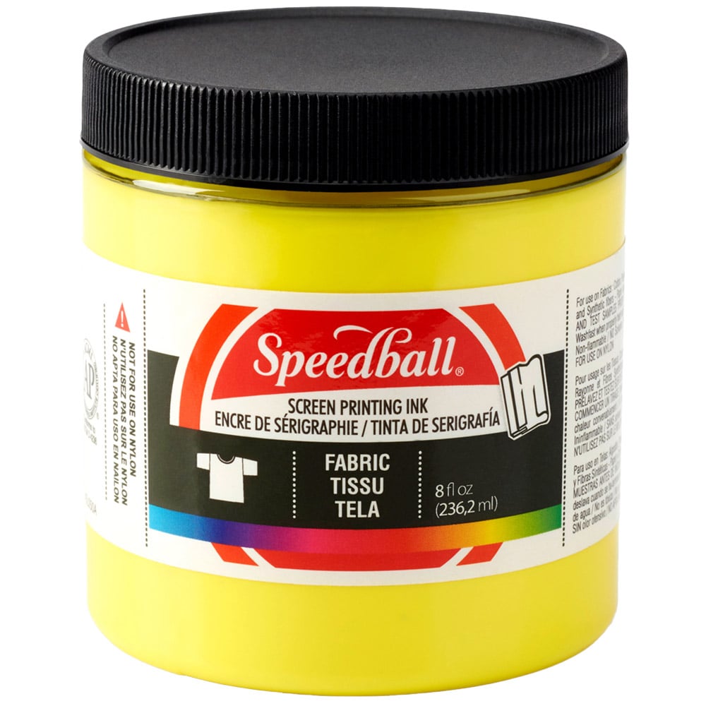 Speedball Process Yellow Fabric Screen Printing Ink 236.2ml Image