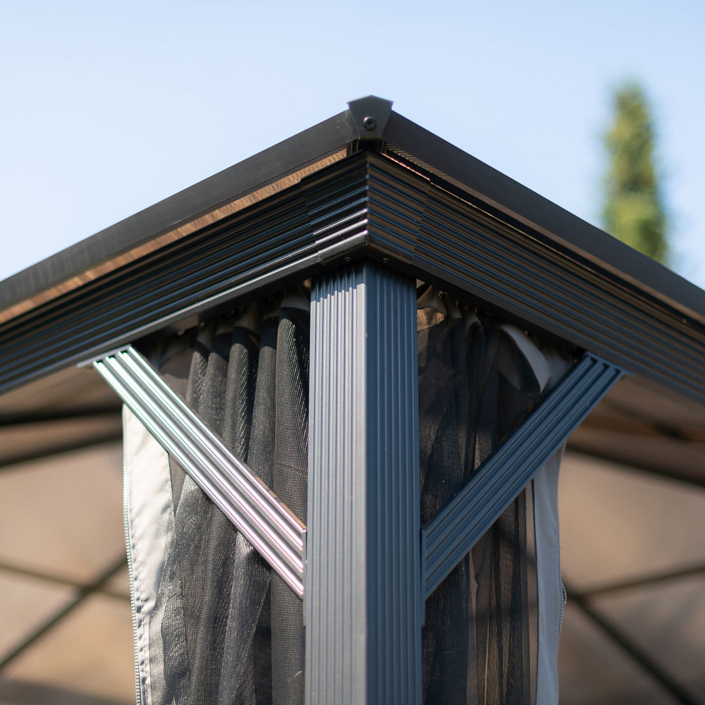 Sojag Verona 3 x 3m Grey Gazebo Image 4