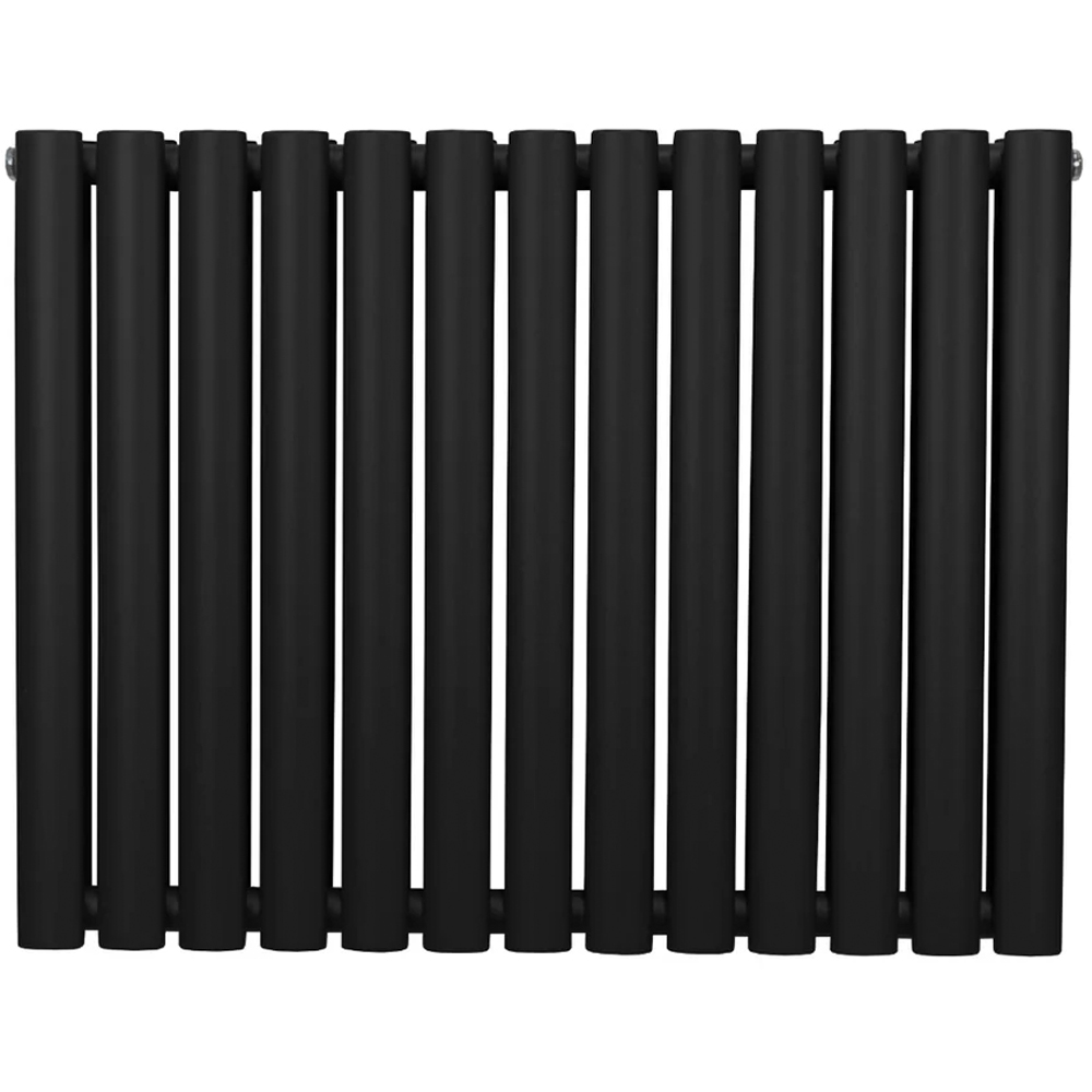 Monster Shop 3489BTU Black Oval Column Radiator 1600 x 780mm Image 1