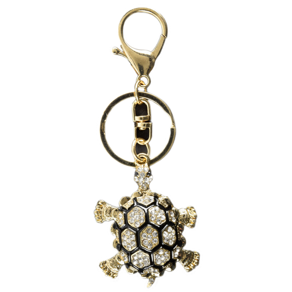 Black Turtle Key Charm Image 1