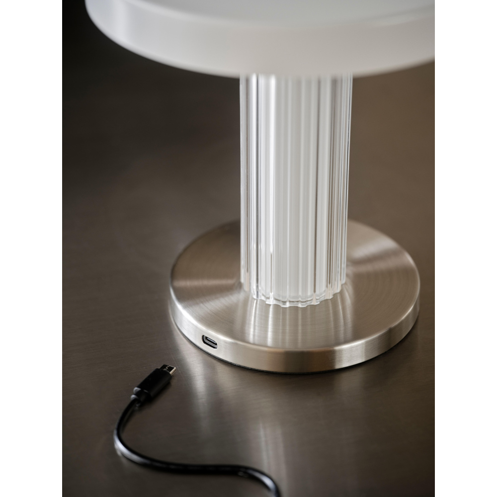 Nordlux Trezzi White Portable Table Lamp Image 4