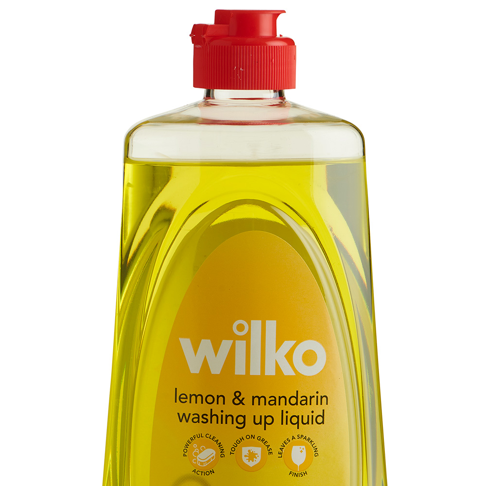 Wilko Lemon and Mandarin Washing Up Liquid 750ml Image 3