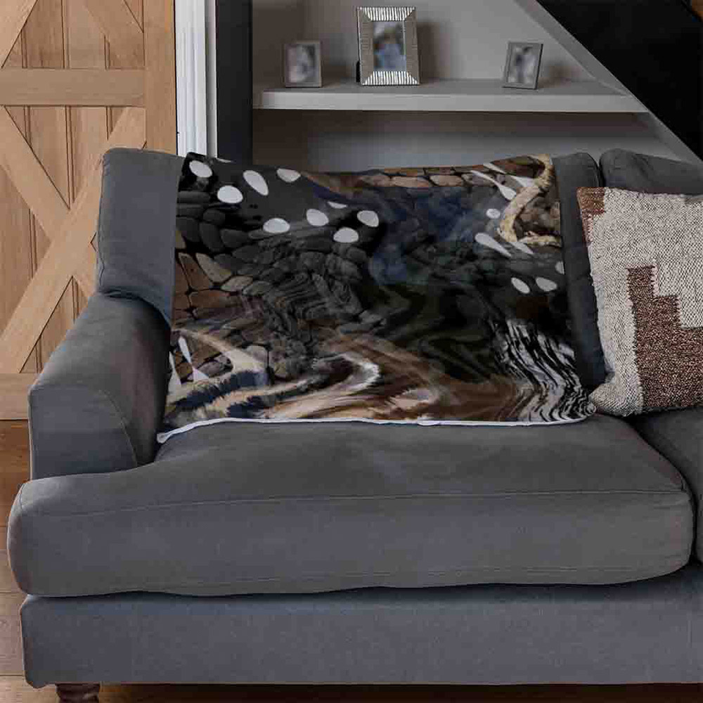Benjamin Tate Design African Print Blanket 120 x 150cm Image 3