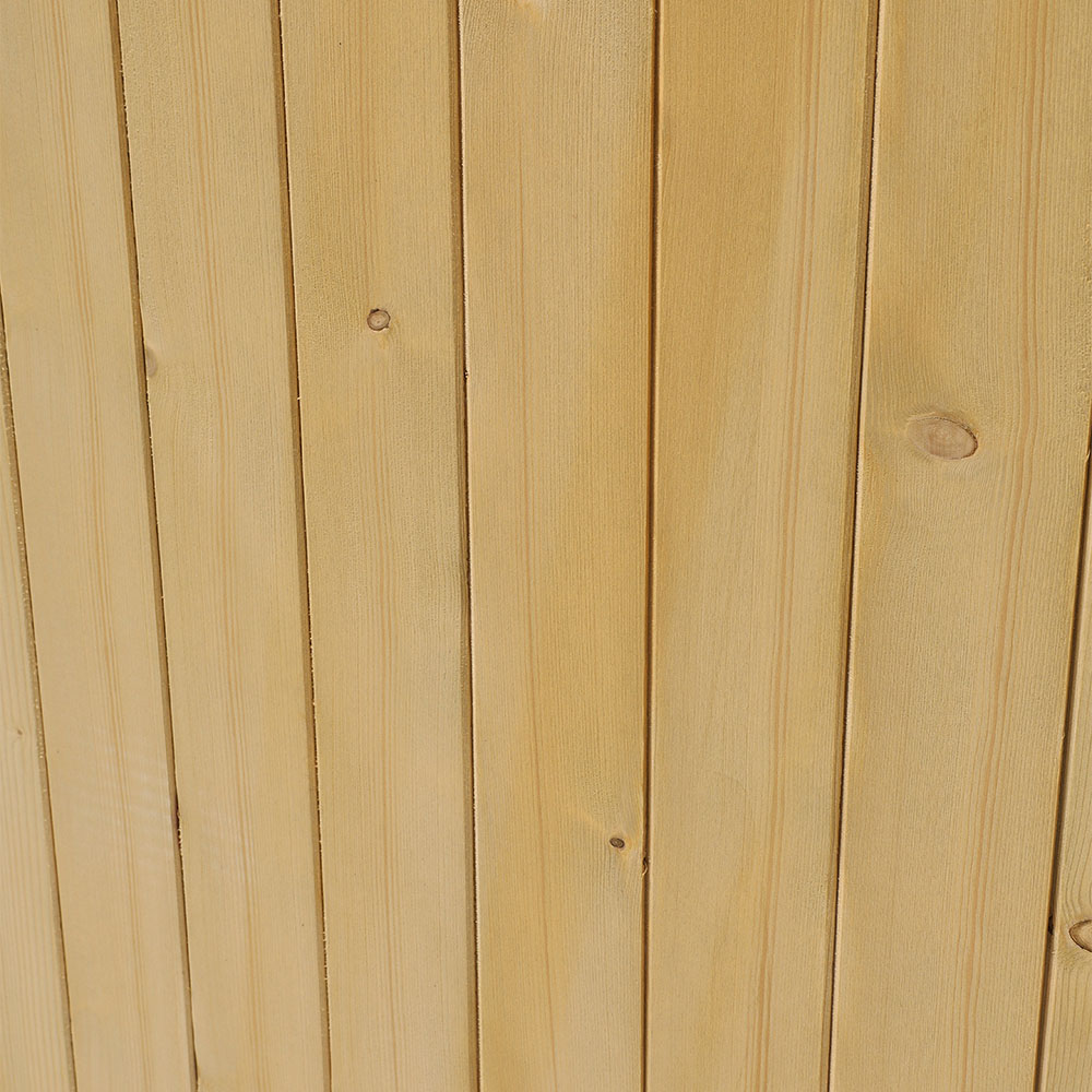 Living and Home 3.6 x 5.9ft Rustic Slatted Wooden Garden Gate with Hollow Rhombus Lattice Image 7