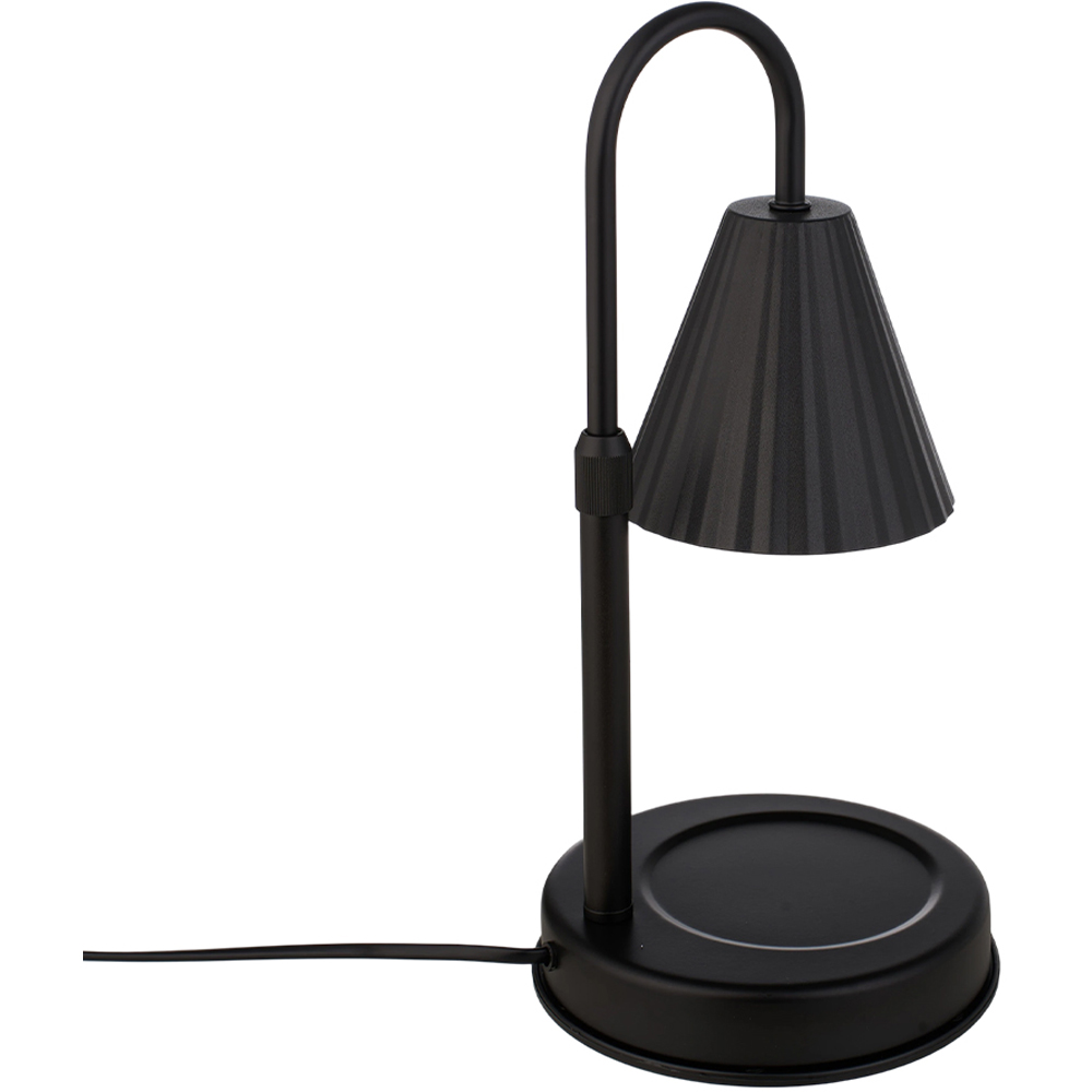 Living and Home Black Height Adjustable Tabletop Candle Warmer Lamp Image 2