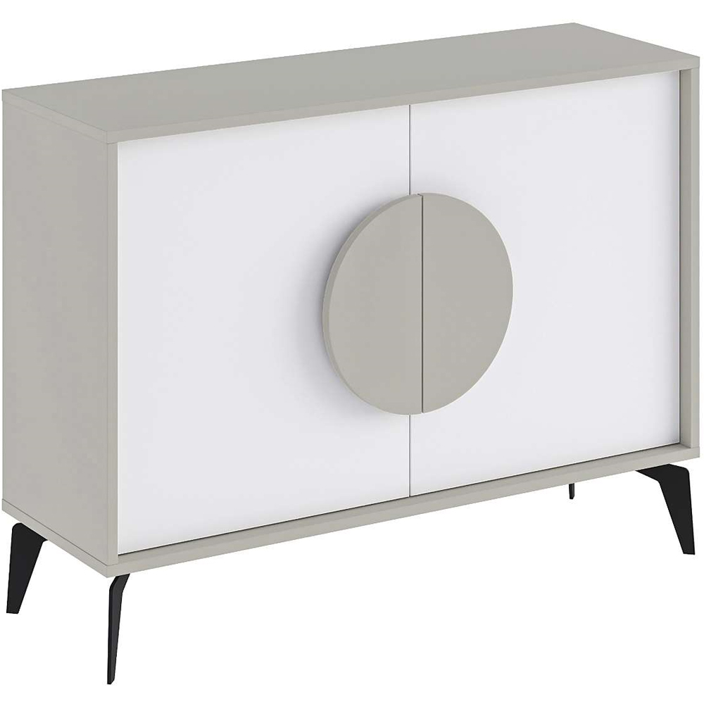 Decortie Gora Sandstone and White Console Sideboard Image 2