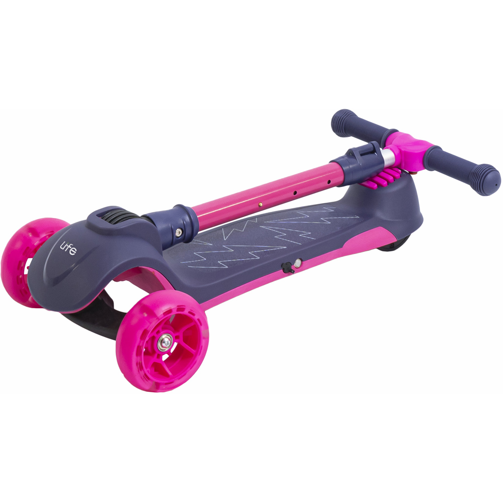 Li-Fe Trilogy Electric Tri-scooter Purple and Pink Image 5